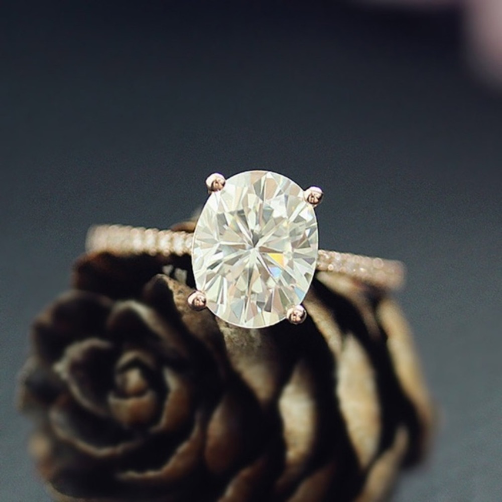 2.1 Ct Moissanite Engagement Ring!